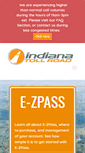 Mobile Screenshot of indianatollroad.org