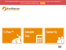 Tablet Screenshot of indianatollroad.org